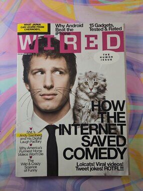 Wired Magazine May 2011 Issue | Andy Samberg Cover (No Mailing Label)